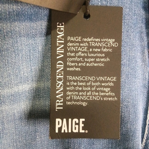 Paige Verdugo Crop Mid Rise Skinny Jeans Cabo Size 31 NWT - Picture 6 of 16